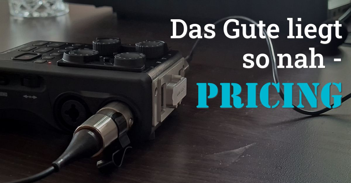 Folge 109 des Podcasts "Aus dem Maschinenraum für Marketing & Vertrieb": Das Gute liegt so nah - Pricing